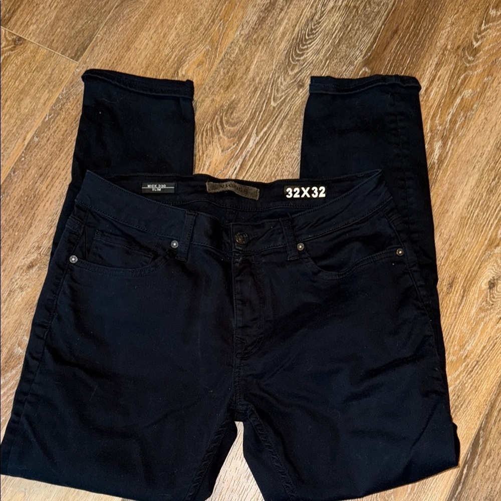 Vigoss Mick 330 Men's Slim Black Jeans 32x32